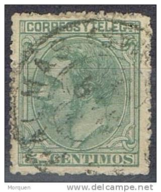 Sello 5 Cts Verde Alfonso XII, 1979, Fechador LAS PALMAS, Edifil  Num 201 * - Used Stamps