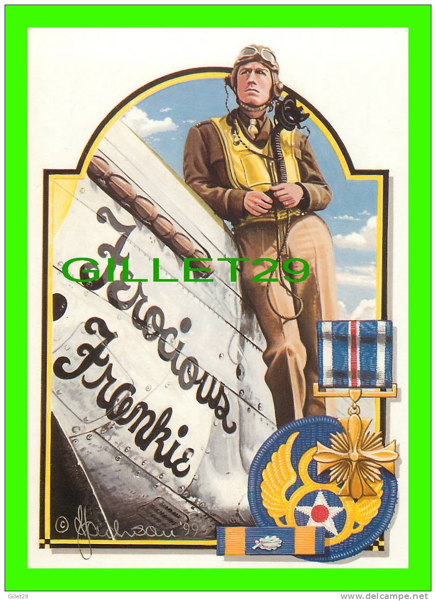 AIRMEN - CAPTAIN WALLACE E. HOPKINS - 374th FIGHTER SQUADRON, 361st FIGHTER GROUP US 8th AIR FORCE - - Aviateurs