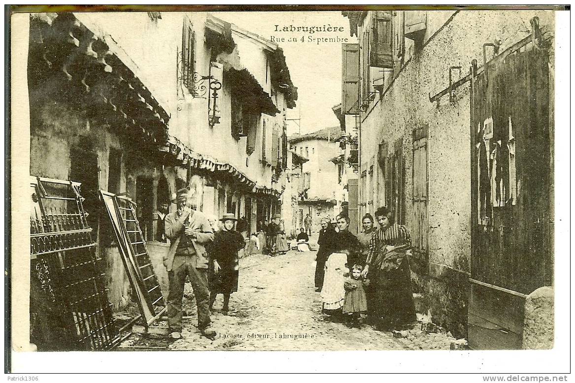 CPA  LABRUGUIERE, Rue Du 4 Septembre  4653 - Labruguière