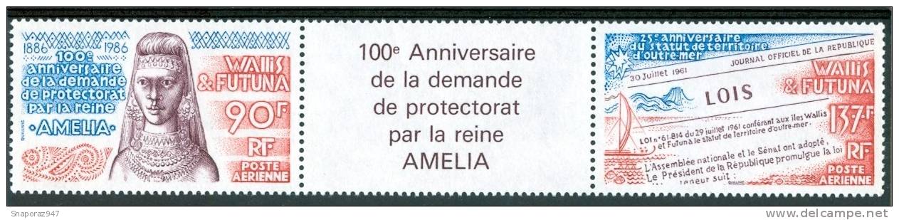1986 Wallis E Futuna Yvert Pa 151/52a MNH** P 90- - Unused Stamps