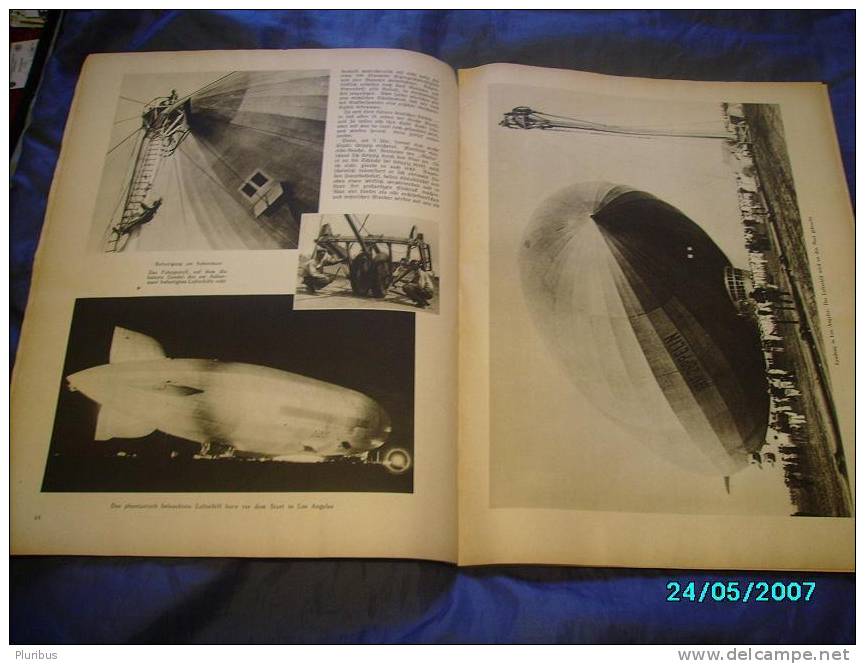 ZEPPELIN DIRIGIBLE, OVER THE WORLD, DER WOCHE SPECIAL ISSUE - Automóviles & Transporte