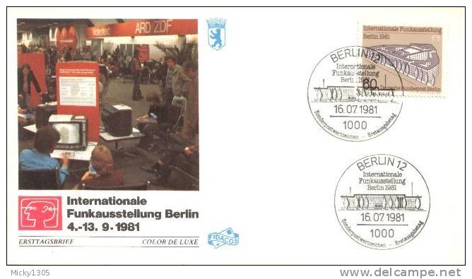 Germany / Berlin - Mi-Nr 649 FDC (y677)- - 1981-1990