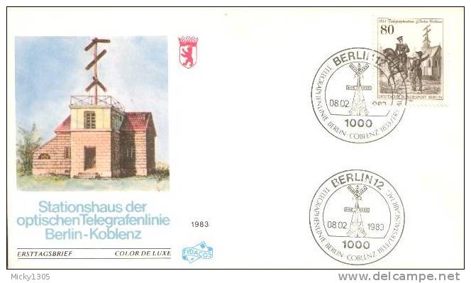 Germany / Berlin - Mi-Nr 693 FDC (y684)- - 1981-1990