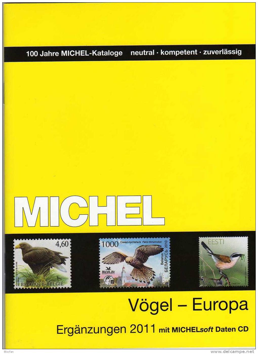MlCHEL Vögel Europa Katalog Ergänzung 2011 Neu 50€ Mit CD-Rom Birds Special Catalogue In The Pocket - Temáticas