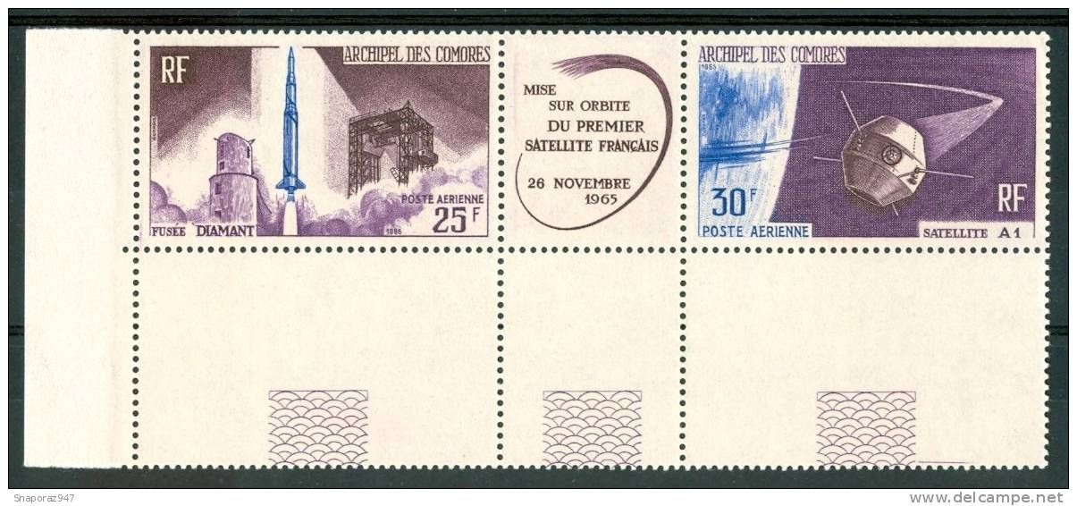 1966 Isole Comore Spazio Space Espace Set MNH** P103- - Unused Stamps