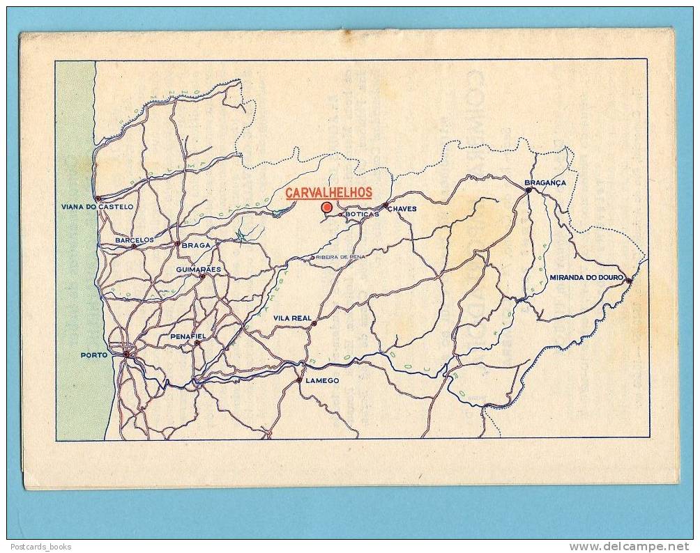 Publicidade AGUAS CARVALHELHOS. Livrinho Publicitario De 16 Paginas 1950s. - Vila Real