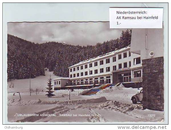 0018bq: AK Urlaubsheim Annental, Ramsau Bei Hainfeld, Gelaufen - Langenlois