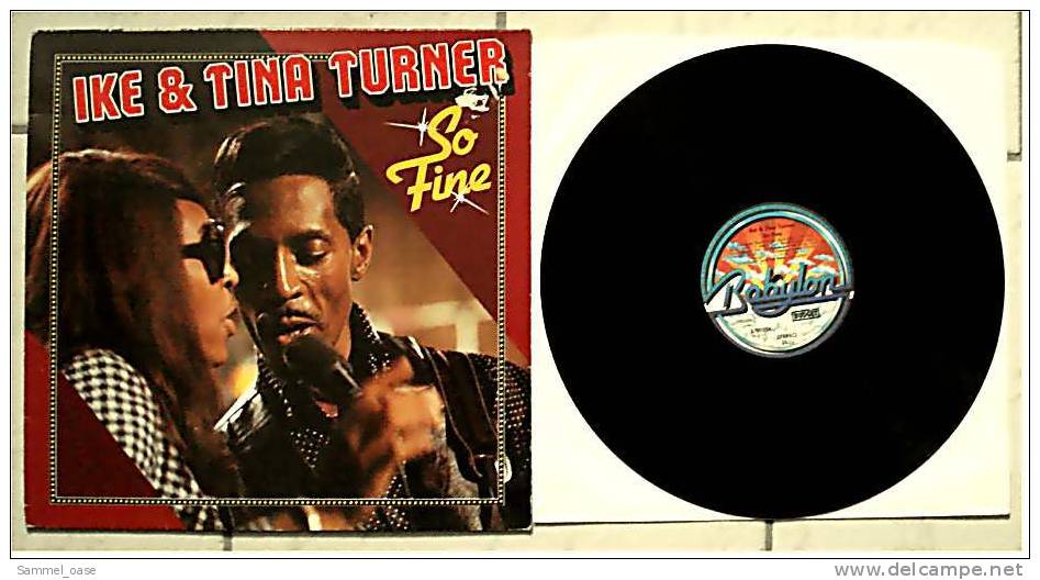 LP IKE & TINA TURNER - So Fine HOLLAND RARE COVER  -  Von Babylon  -  B/80054 - Disco & Pop