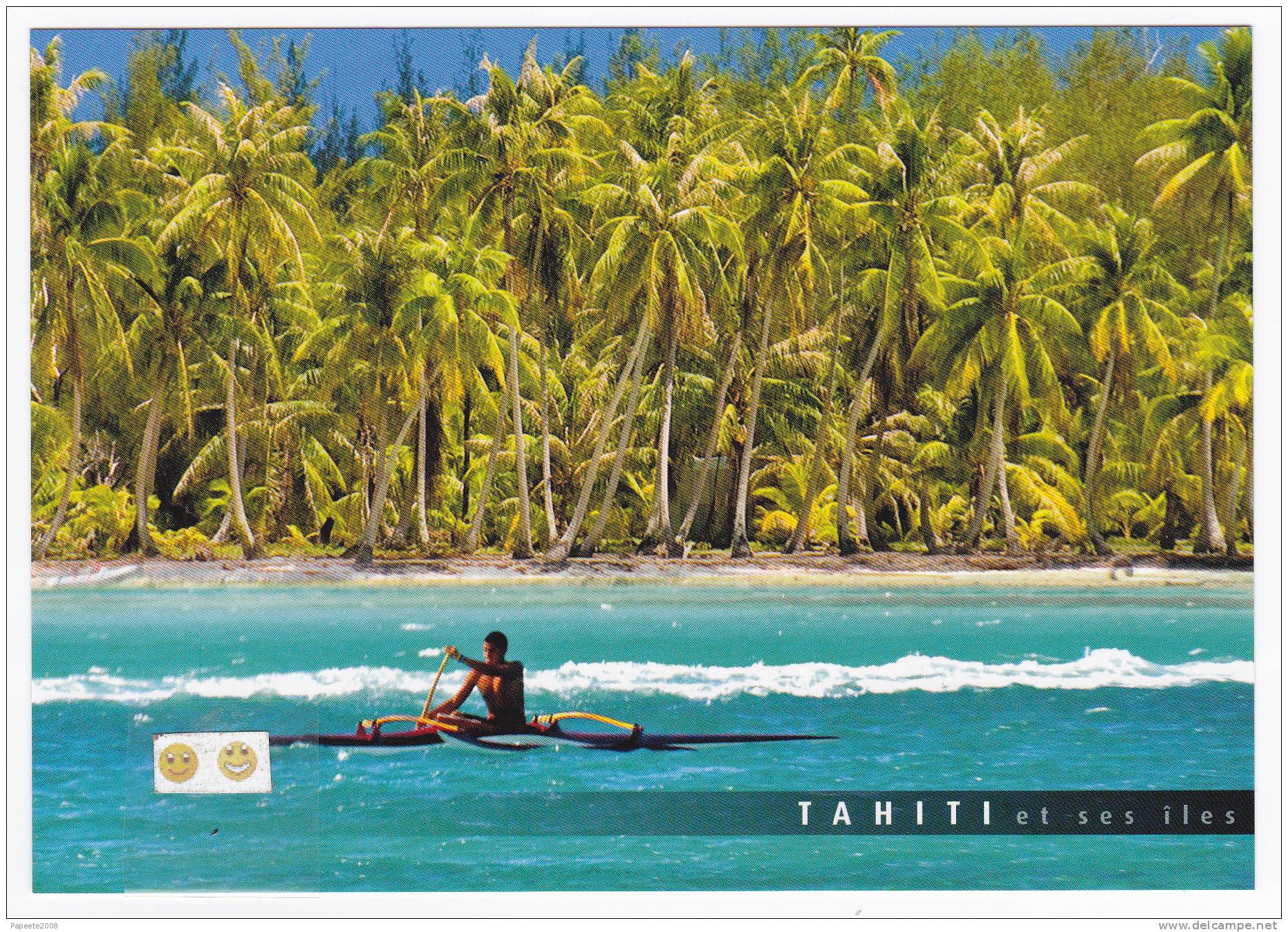 Polynésie Française / Tahiti - Piroguier à Bora Bora - 189 - Tahiti