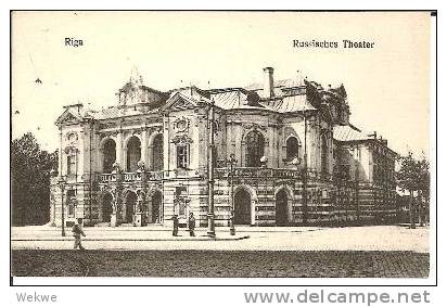 Let033/ Riga, Russisches Theater (ungebraucht). - Lettonie