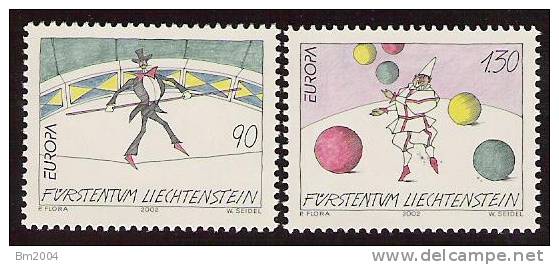 2002 Liechtenstein Mi. 1283-4 **MNH - 2002