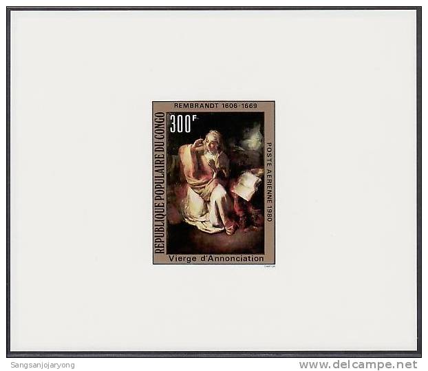 Congo ScC285 Deluxe Proof, Painting, Rembrandt - Rembrandt
