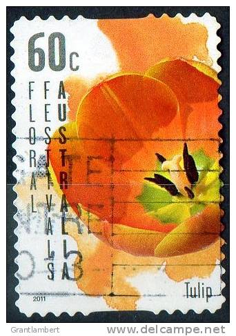 Australia 2011 Floral Festivals 60c Tulip Self-adhesive Used - Used Stamps