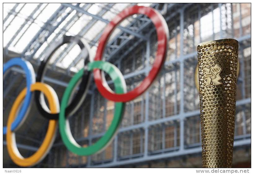 [Y41-86  ]   2012 London Olympic Games  Torch    , Postal Stationery --Articles Postaux -- Postsache F - Estate 2012: London
