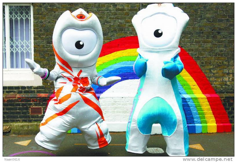 [Y41-88  ]   2012 London Olympic Games  Mascots   , Postal Stationery --Articles Postaux -- Postsache F - Summer 2012: London