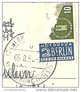 AK Groß-Hansdorf - Schmalenbeck, Goldene Wiege 06. 8. 5 (24a) GR AHRENSBURG (HOLST Mehr Nicht Erkennbar Briefmarke Teilw - Ahrensburg