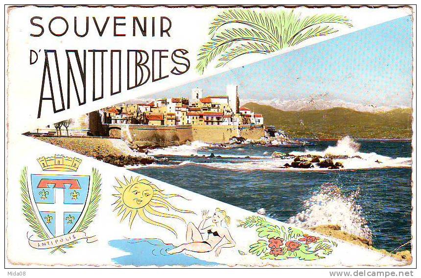 06. ANTIBES. SOUVENIR D'ANTIBES. - Antibes - Altstadt