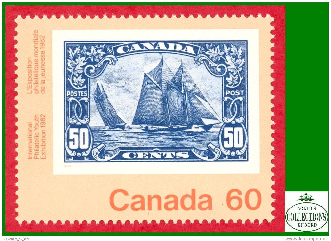 Canada,  Bluenose Sail Boat - # 913 - Scott - Unitrade - Mint / Bateau - Voilier - Neufs