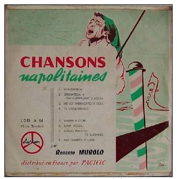 Roberto Murolo 33t. 25cm *chansons Napolitaines* - Altri - Musica Italiana