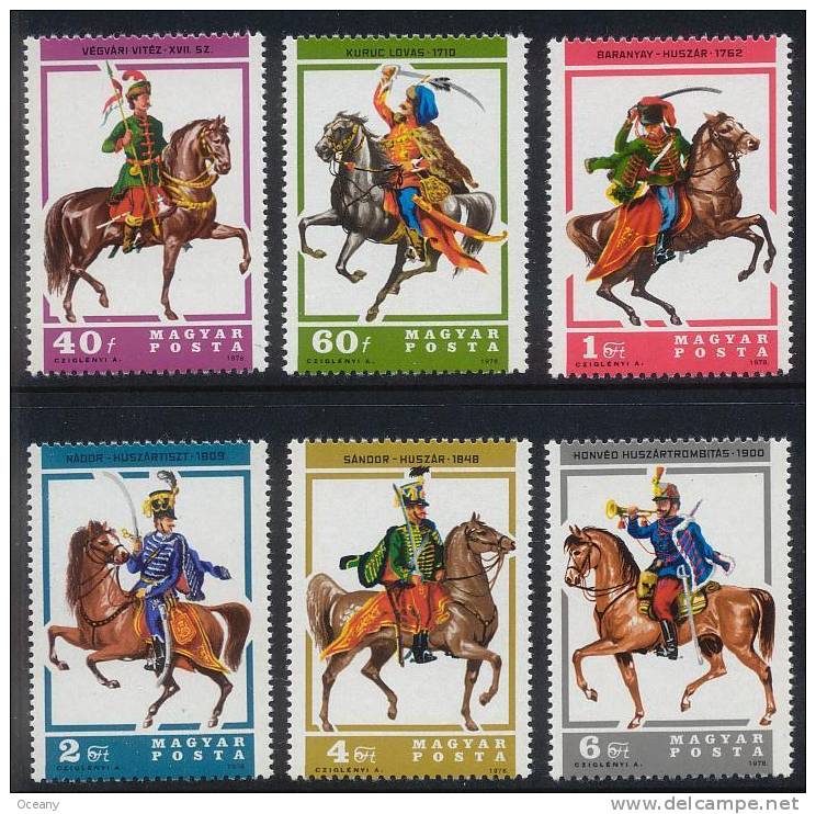 Hongrie - Hussards 2592/2597 ** - Neufs