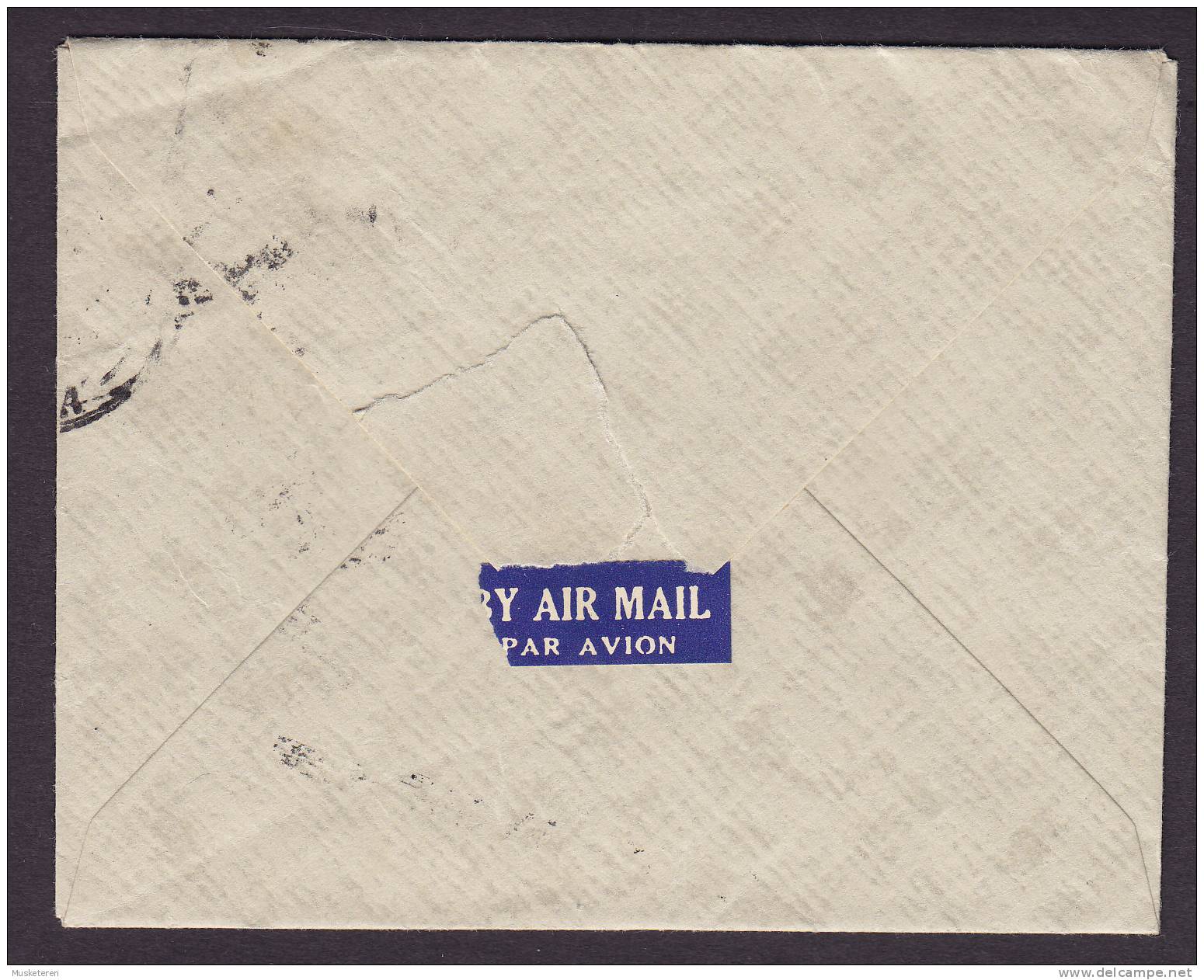 Australia Airmail Par Avion Labels Mult Franked GOSFORD 1959 Cover To Los Angeles California U.S.A. (2 Scans) - Lettres & Documents