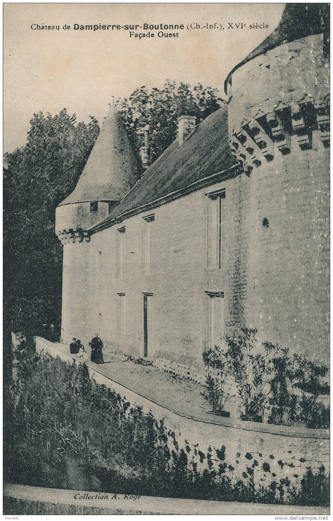 DAMPIERRE-SUR-BOUTONNE - Façade Ouest  Du Château - Dampierre-sur-Boutonne