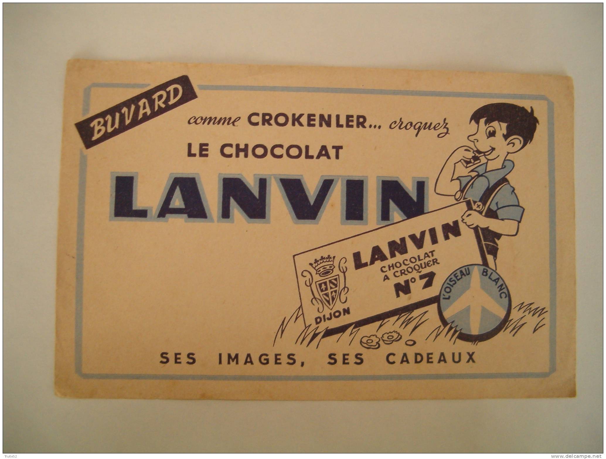 Buvard  Chocolat LANVIN  Dijon - Kakao & Schokolade