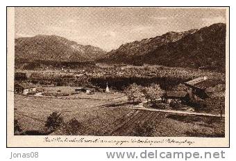 BAD REICHENHALL VON NONN AUS GEGEN UNTERBERG ~ 1920 - Bad Reichenhall