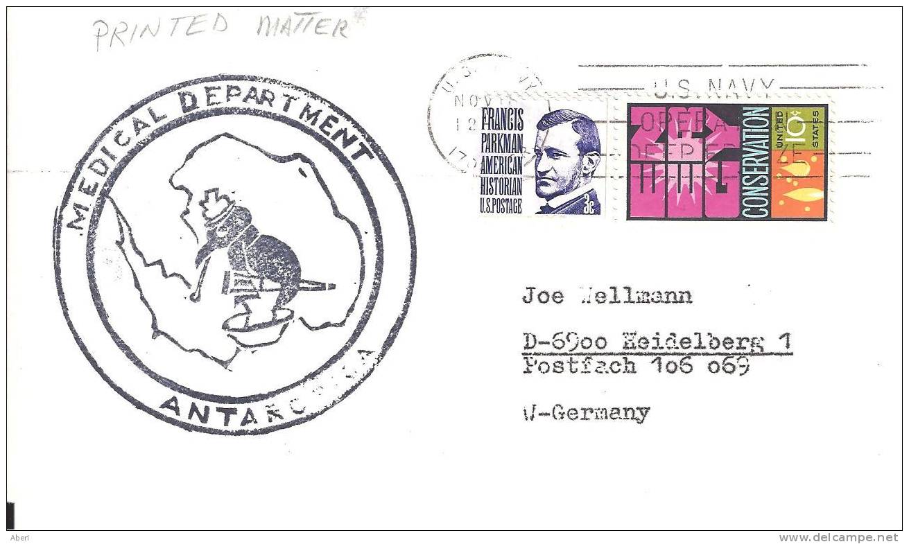 6706  MEDICAL DEPARTMENT - ANTARTICA - US NAVY - Onderzoeksprogramma's