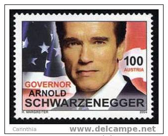 Austria 2004 ° Arnold Schwarzenegger - Series Austrians Living Abroad   **MNH - Ungebraucht