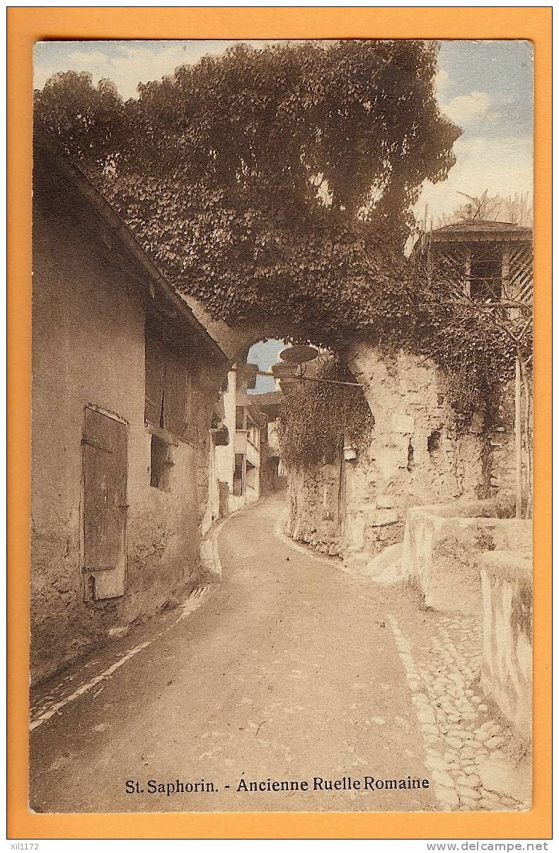 D047 Village St Saphorin Lavaux Ancienne Ruelle Romaine - Saint-Saphorin