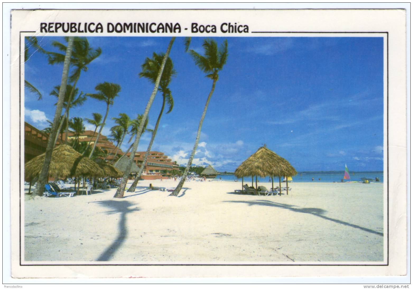 REPUBLICA DOMINICANA - HOTEL HAMACA-BOCA CHICA - Dominicaanse Republiek