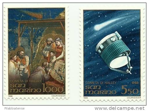 1986 - San Marino 1176/77 Cometa Di Halley    ++++++++ - Europe