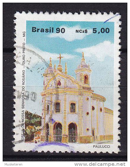 Brazil 1990 Mi. 2344    5 NCz Kirche Noassa Senhora Do Rosario In Ouro Preto - Usati