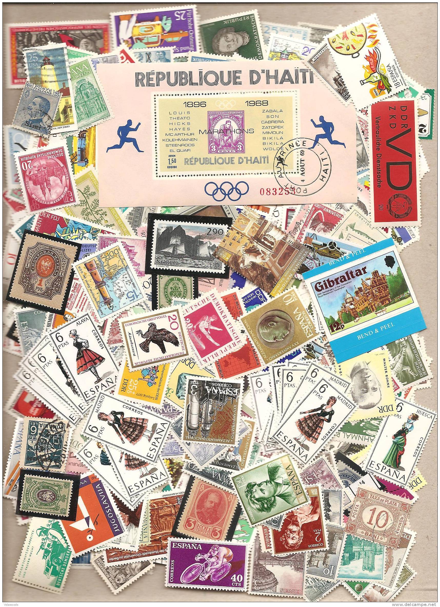 Lotto Di 500 F.bolli Mondiali (90% Nuovi - Maggioranza DDR) - LOTTO 2 - G - Lots & Kiloware (mixtures) - Max. 999 Stamps