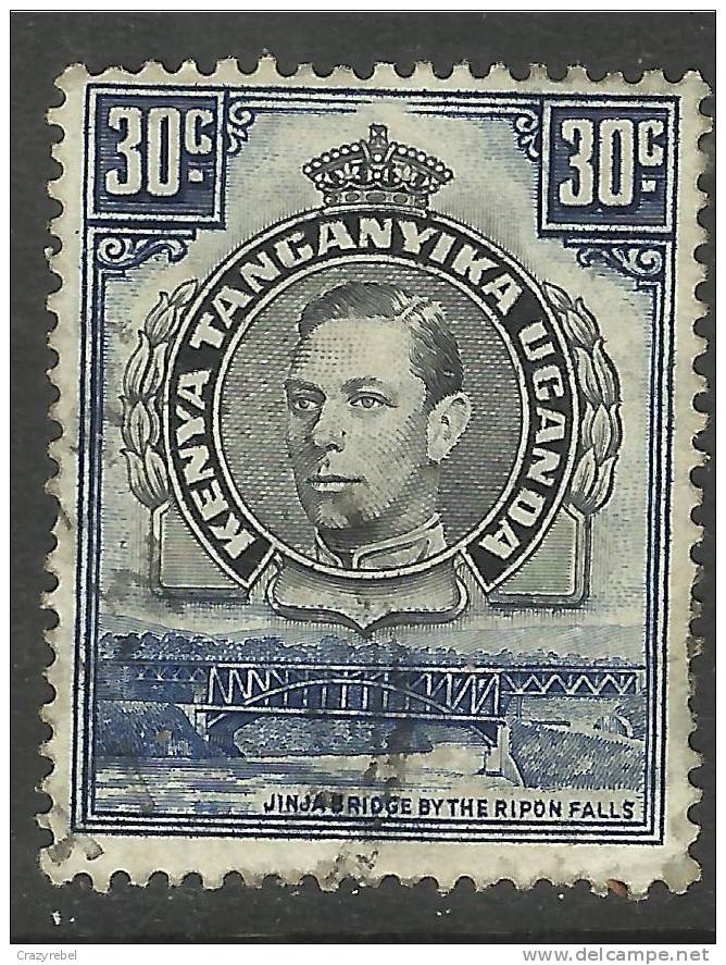 Kenya Uganda Tanganyika 1938 - 42 KGV1 30ct Black & Blue SG 141b ( A59 ) - Kenya, Oeganda & Tanganyika