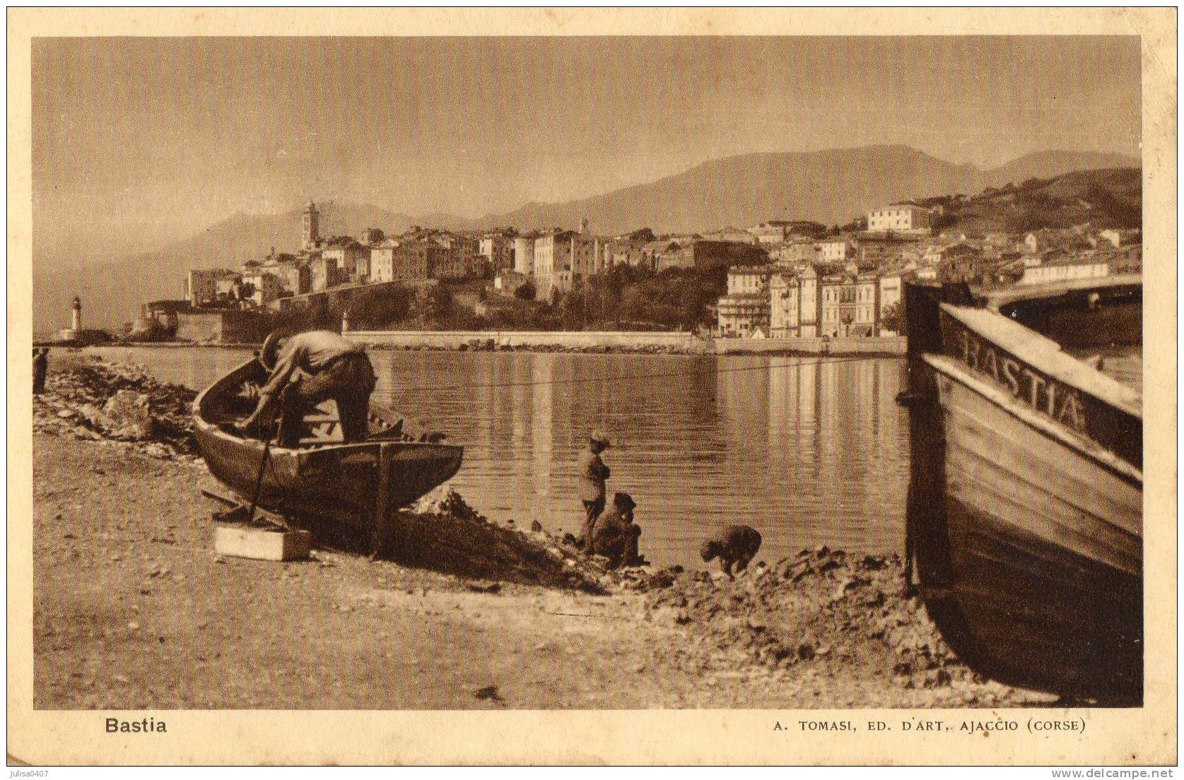 BASTIA (20) Port Pecheurs Animation Publicité Calmerh Pour Vaincre Le Mal De Mer - Bastia