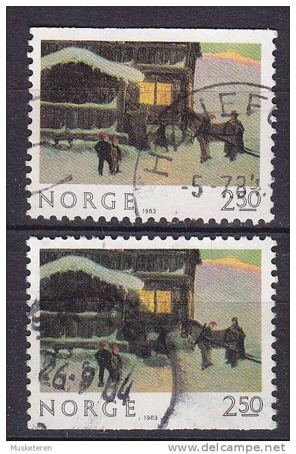 Norway 1983 Mi. 895 Do+Du   2.50 Kr Weihnachten Christmas Jul Noel Navidad - Used Stamps