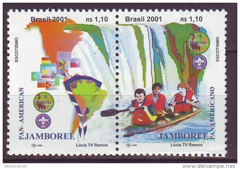 Brésil 2001. YT N° 2664-2665**.Scoutisme - Unused Stamps