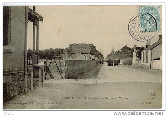 Saint Brevin Avenue De Mindin Cachet Au Dos De Lignières 37 - Saint-Brevin-les-Pins