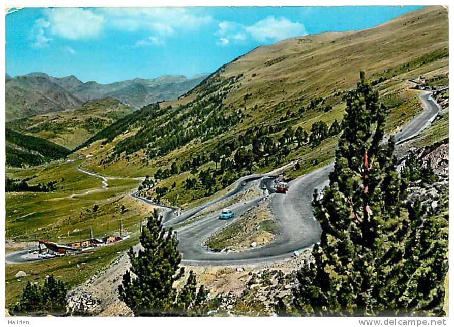 Andorre - Andorra -ref 87- Valls D Andorra - Valle D Envalira  - Carte Bon Etat - - Andorra