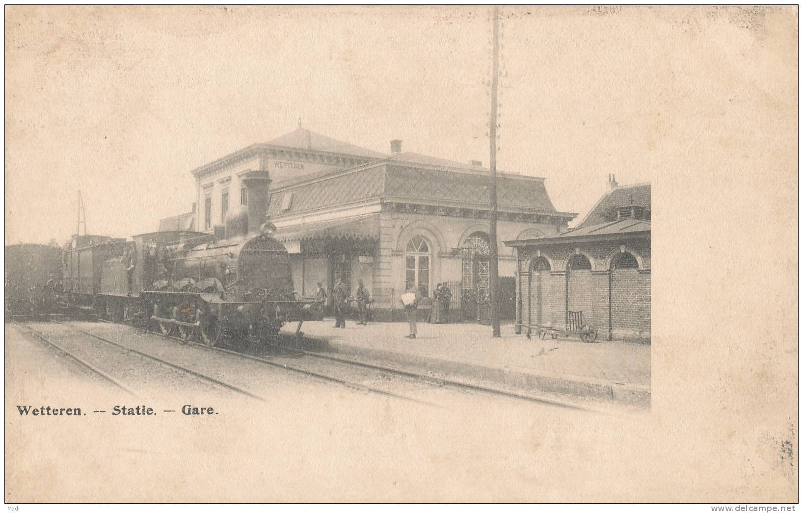 Wetteren - Statie - Gare - Trein - Wetteren