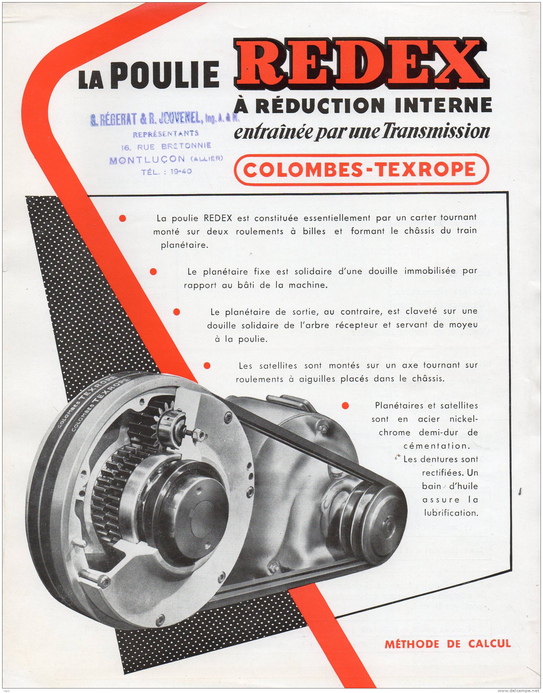 LE VARIATEUR DE VITESSES ' COLOMBES-TEXTOPE' En 20 Pages Illustrées + 3 Feuillets - Supplies And Equipment