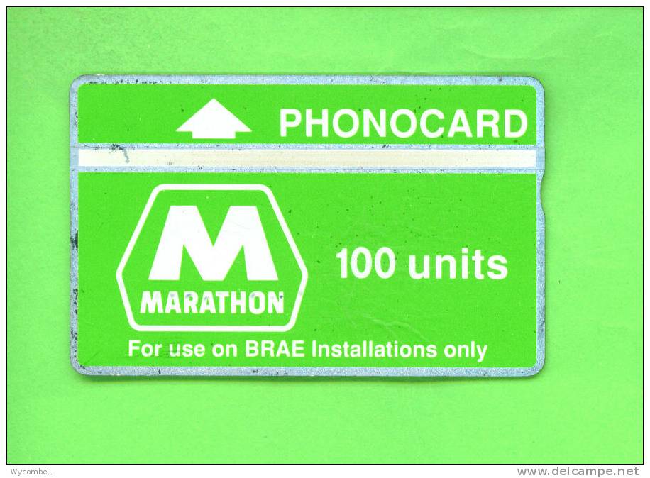 UK - Optical Phonecard/Oil Or Gas Rig Use Only As Scan - [ 2] Plataformas Petroleras