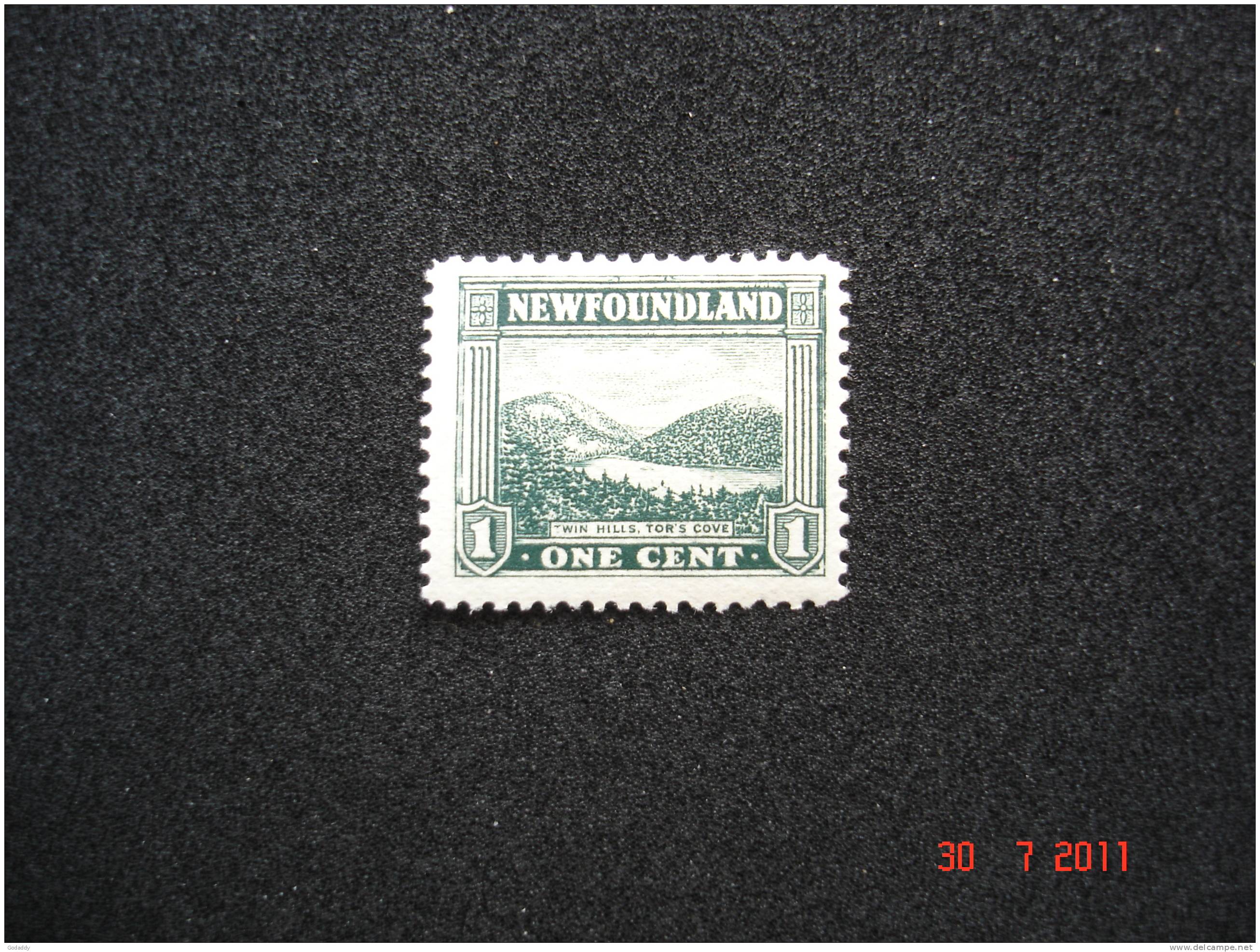 Newfoundland 1923 1c Green SG 149  MH - 1908-1947