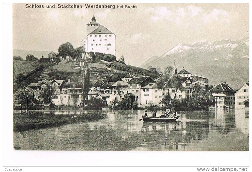 WERDENBERG-  SCHLOSSund STADCHEN - WERDEINBERG Bei Buchs - Verlag Chr .Tischhauser,Buchs Nr 1022 - Buchs