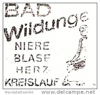 AK 124 BAD WILDUNGEN Mehrbild 6 Bilder mit Gedicht und Rose WANDELHALLE SCHLOß FRIEDRICHSTEIN AM KURMITTELHAUS BADEHOTEL