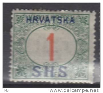 Yougoslavie Taxe N°  1 Neuf Avec Charnière * - Timbres-taxe