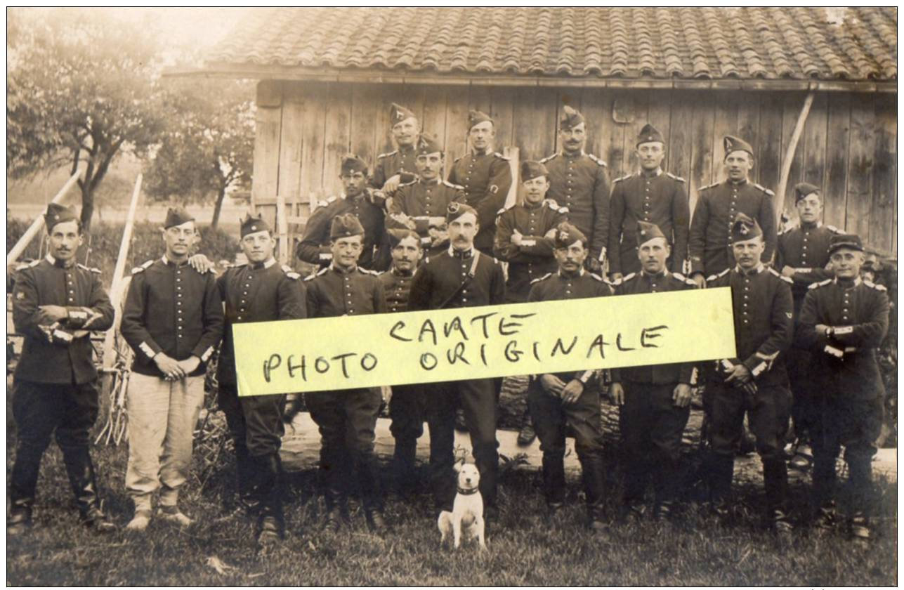 SOMPUIS  CARTE PHOTO MILITAIRE  JAVELLE GABRIEL CAVALIER AU 12EME DRAGON LE 22 6 1913 - Autres & Non Classés