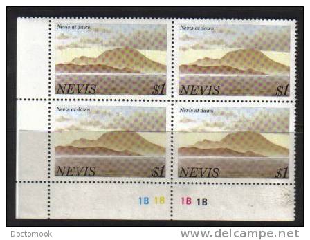 NEVIS   Scott #  131**  VF MINT NH Corner Block Of 4 LG-826 - San Cristóbal Y Nieves - Anguilla (...-1980)